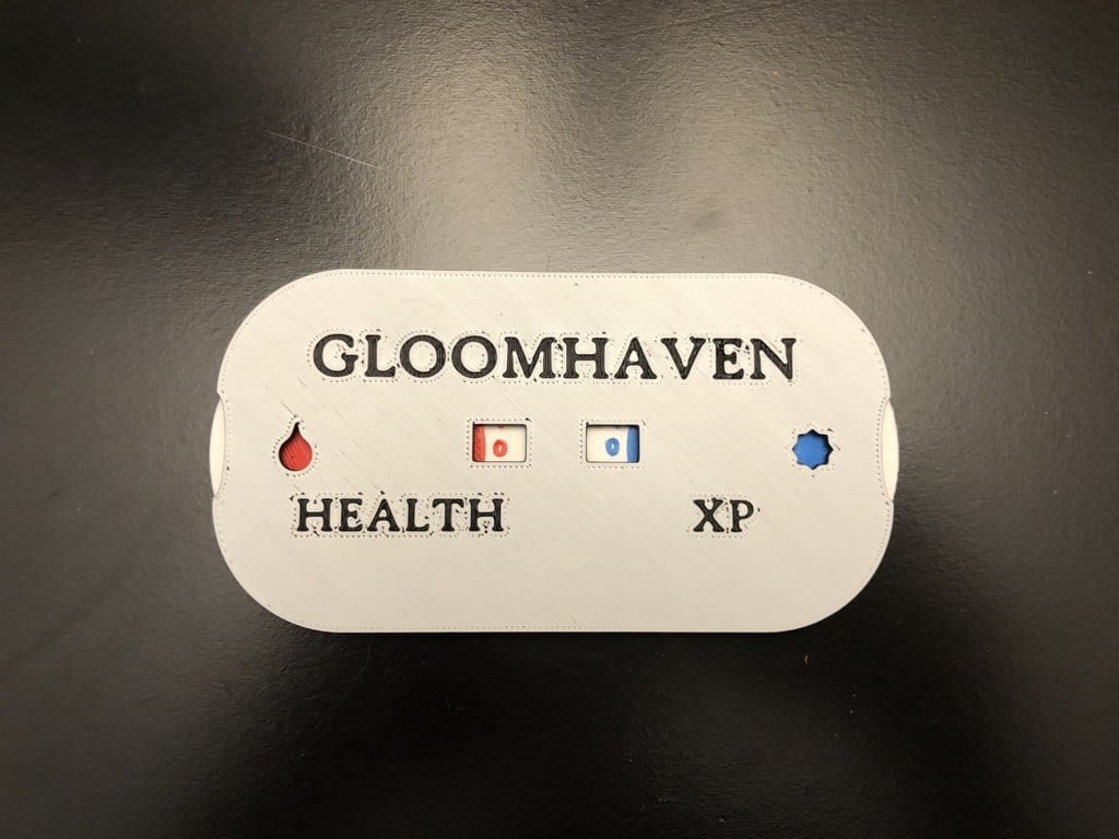 Gloomhaven HP/XP Dial - Health and Experience Tracker