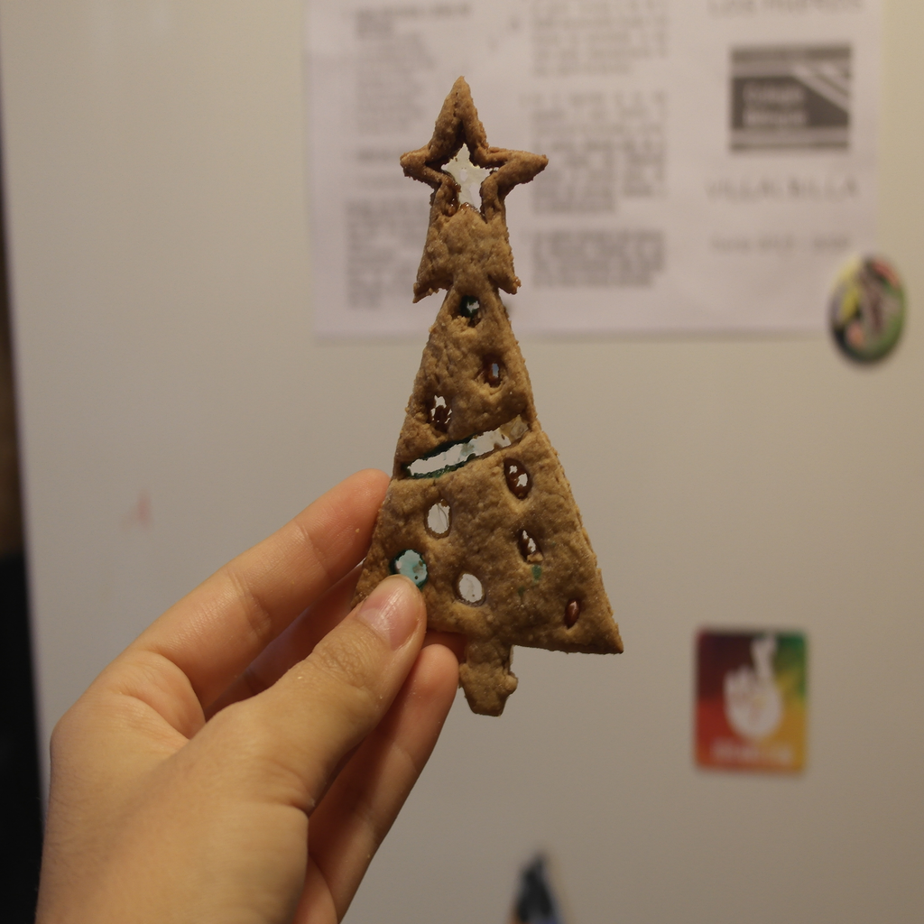 Christmas Tree Drawing Cookies