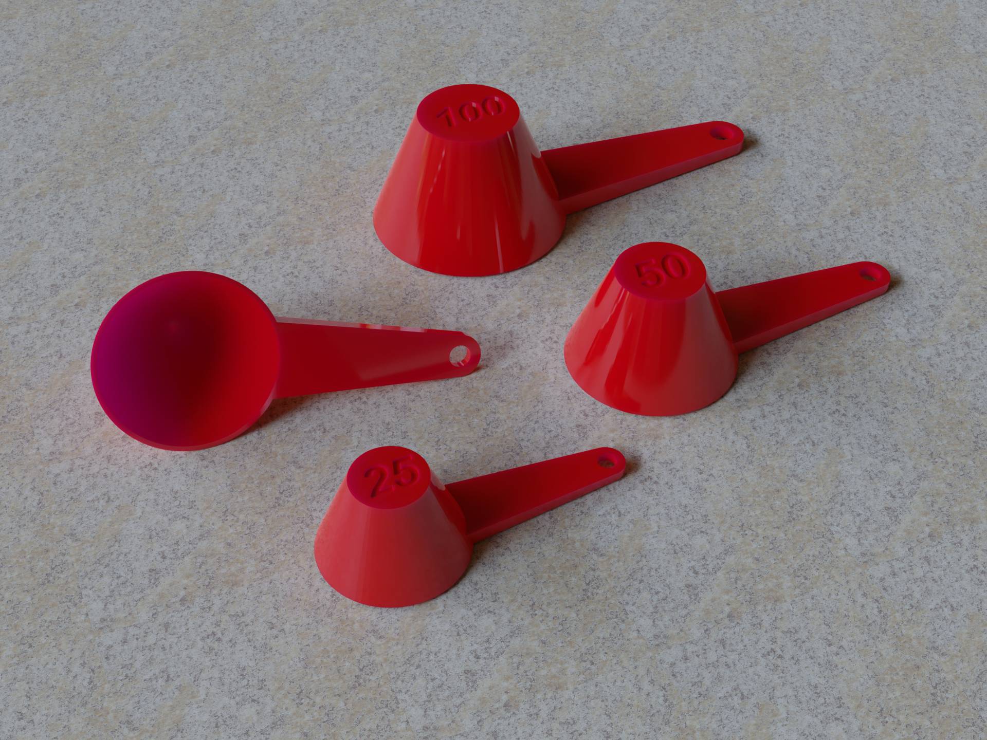 Customizable Measuring Cup - No Supports Required
