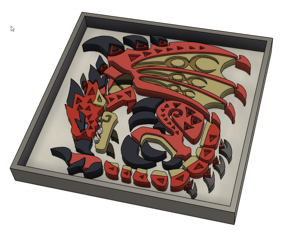 Rathalos - Monster Hunter Tile