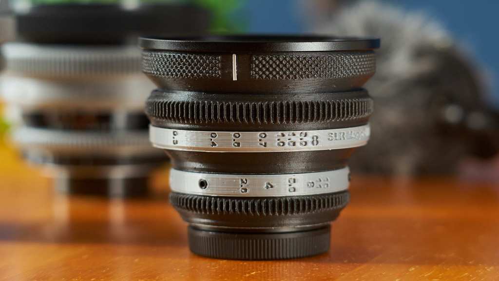 Upgrade to Cinematic lens housing "SLR magic 18mm f2.8 CINE"
