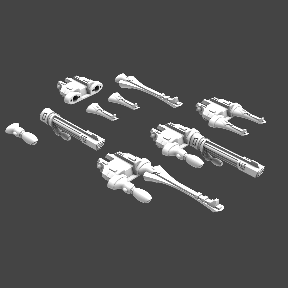 Space Elf Classic Jetbike Weapons
