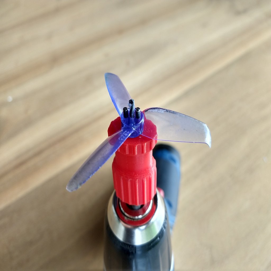 2 mm Drill tool for micro size propellers