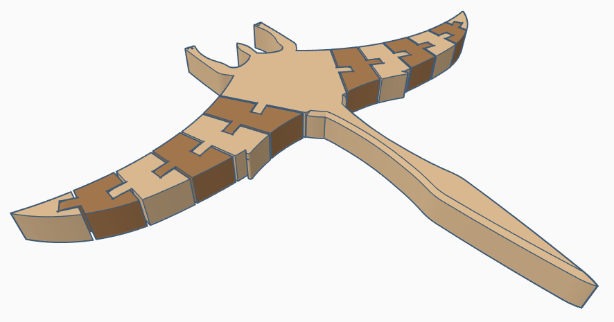 Flexi Dactyl Remix (Dual Extrusion)