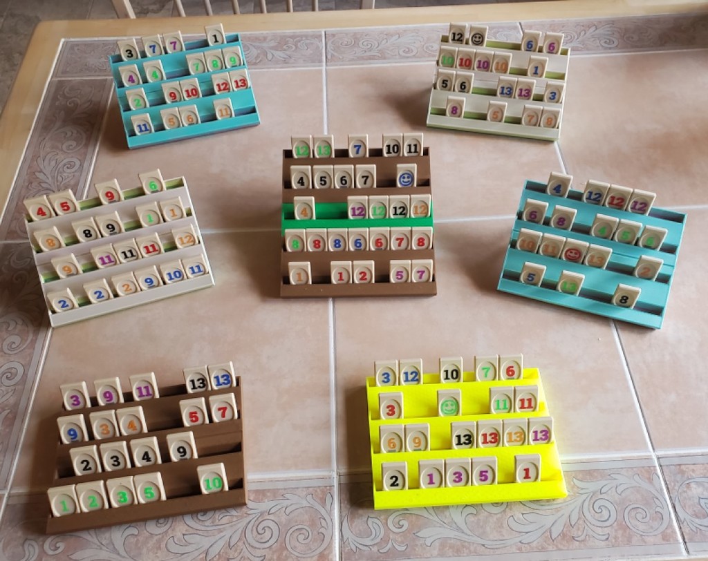 Tile Rack, for Rummikub game