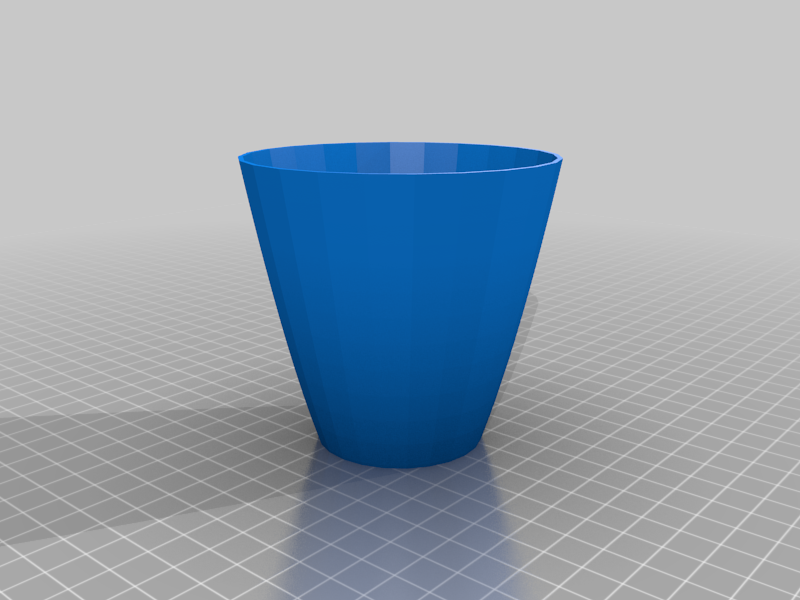 Simple flower plant pot