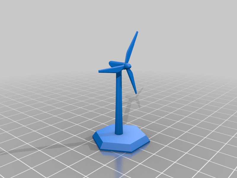 6mm Wind Turbine - Mini version - Hexed