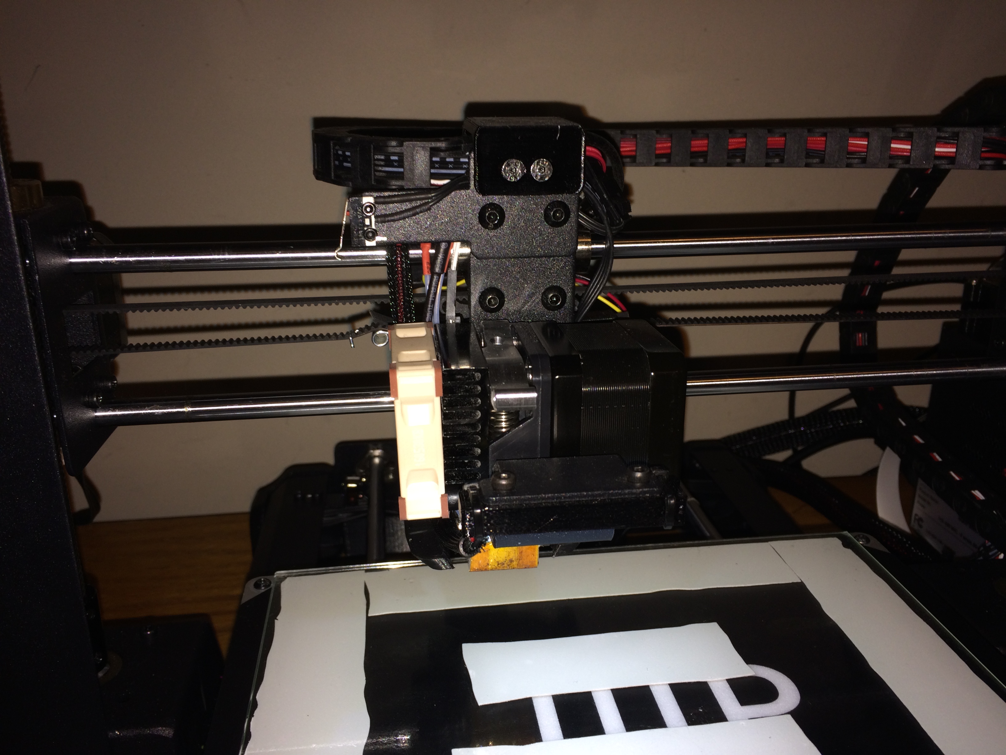 Wanhao i3 x-axis wire relocation