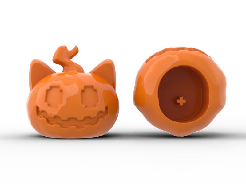 Bionicle pumpkin cat girl (Spice) head