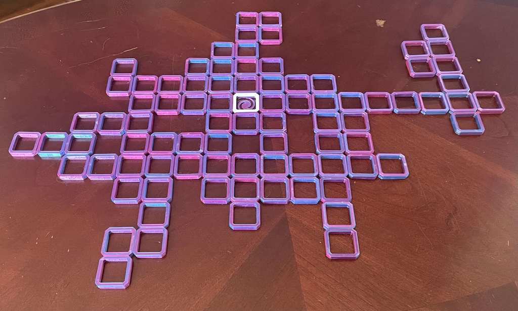 Magnetic Board Game Square