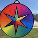 Stained Glass Rainbow Star - (Bambu AMS Print) 3D model