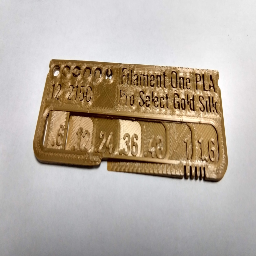 Filament One PLA Pro Select Gold Silk (Alien3D November Box)