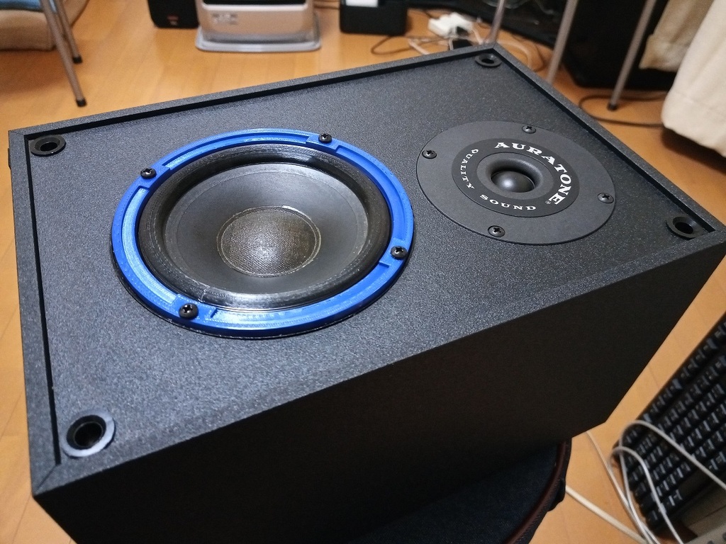 Repair the speaker edge with TPU printing.(No glue) (AURATONE-T5V)