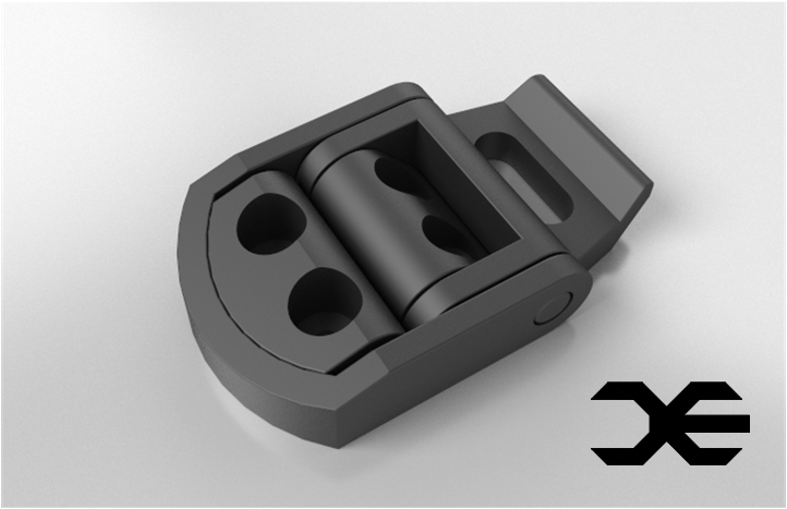Sturdy print-in-place draw latch
