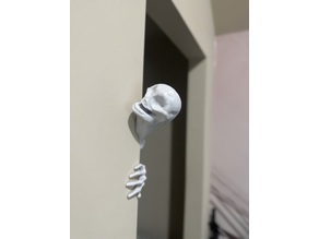 Peeking Creature Wall Mount 3D model