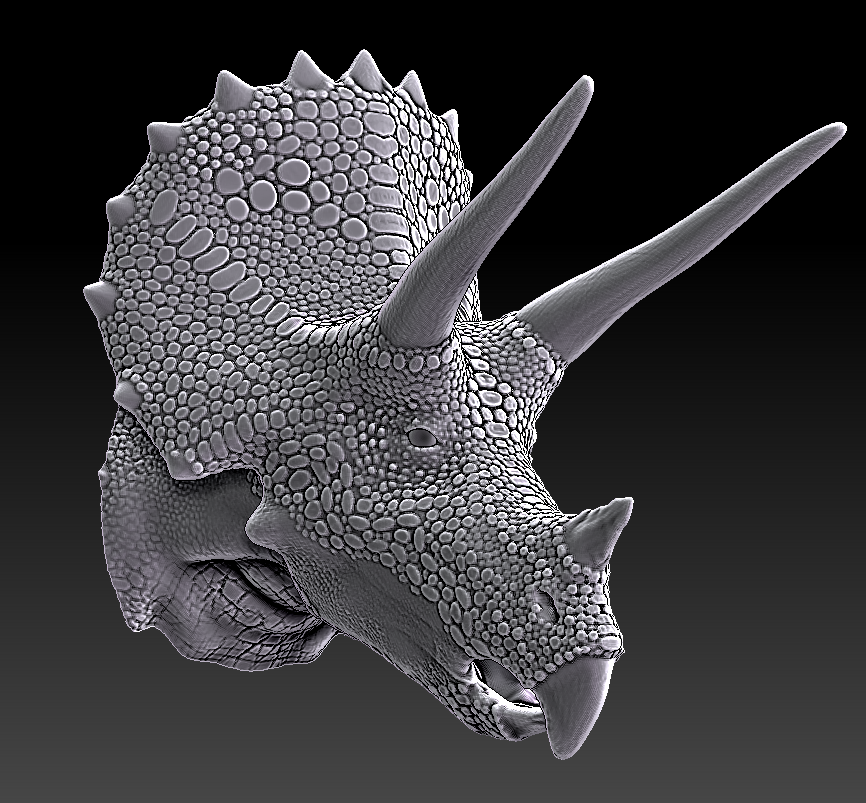Triceratops Bust