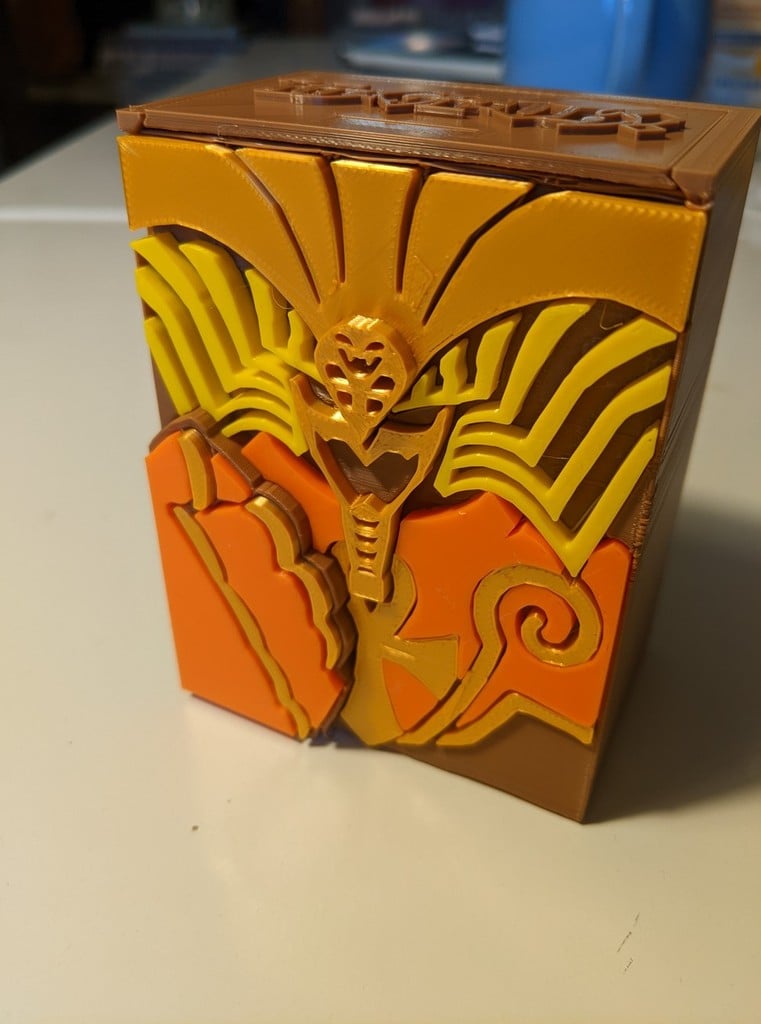 EXODIA themed deck box for Yu-Gi-Oh!
