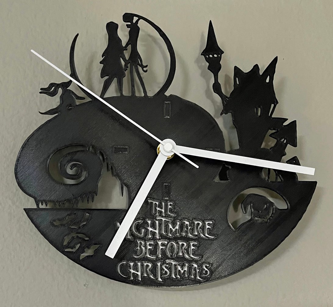 Nightmare before XMAS Clock Face
