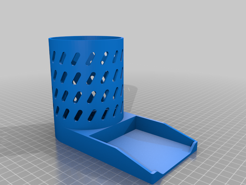 Pencil Cup with Post It Tray