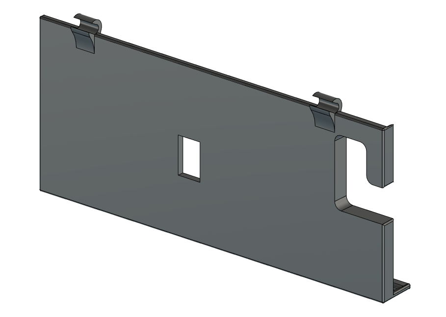 Rear back cover for Nitendo Switch dock and Gulikit bluetooth adapter
