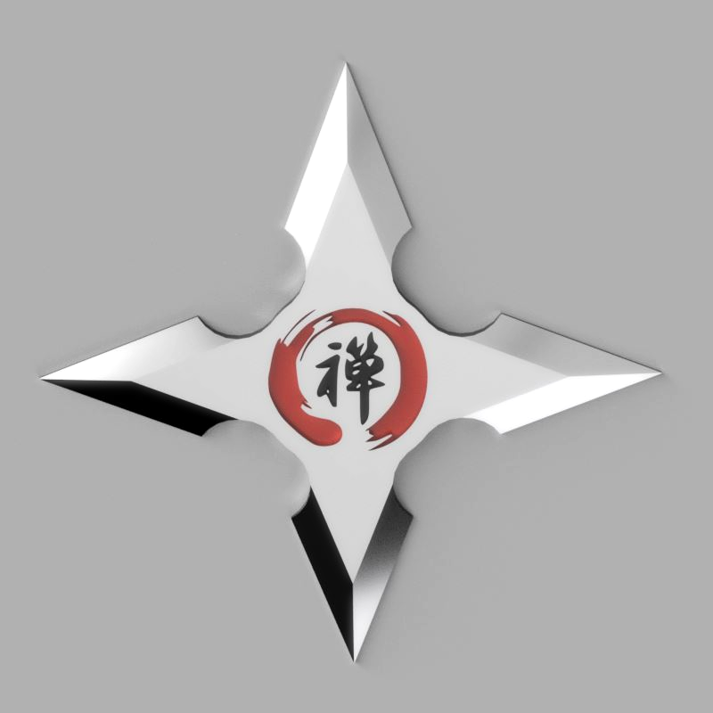 Customizable Shuriken/Throwing Star
