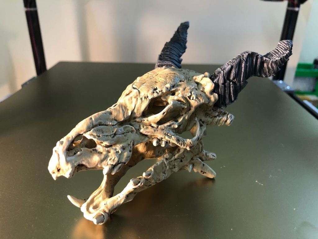 MakerBot Dragon Skull - Easy Print