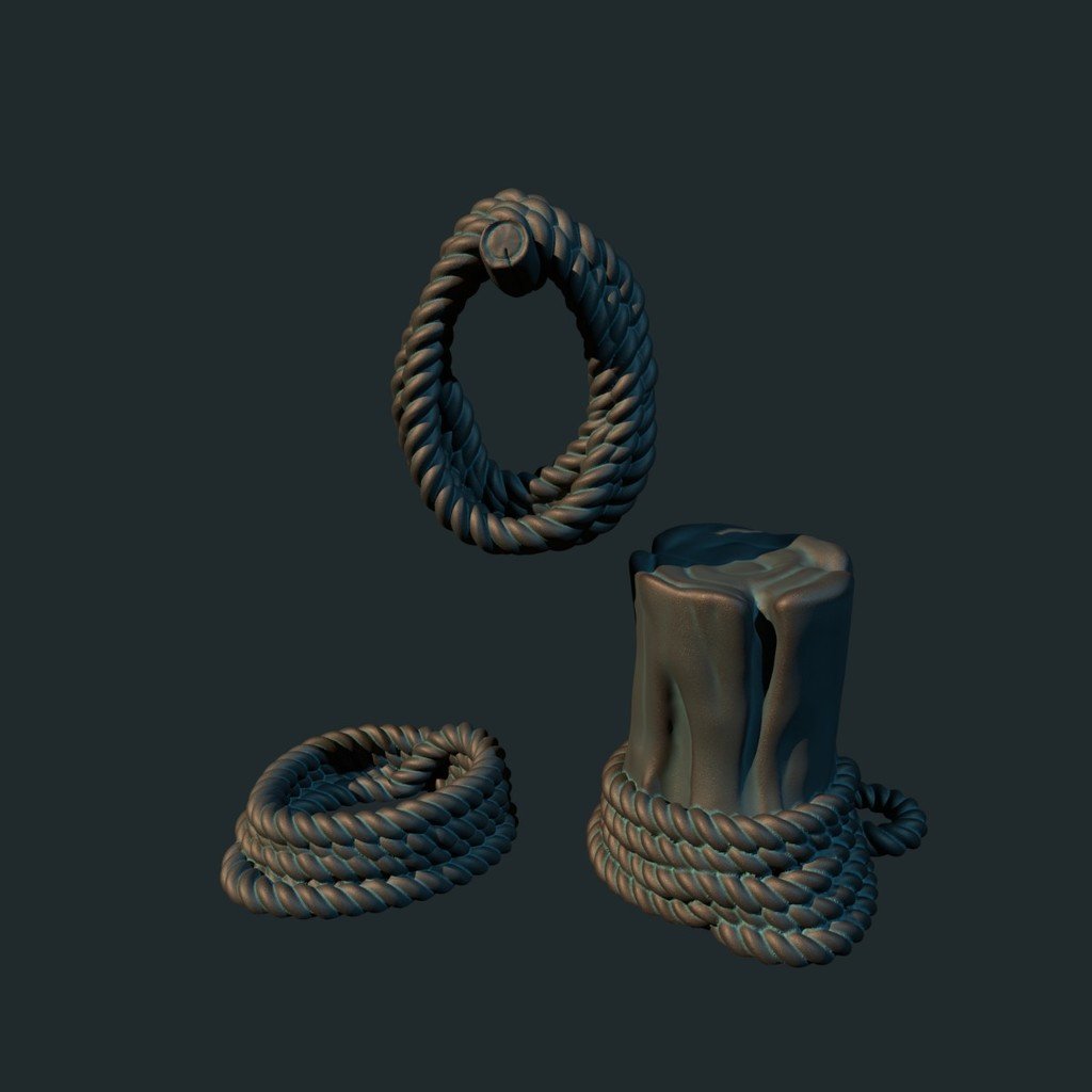 Ropes (Supportless, FDM friendly)