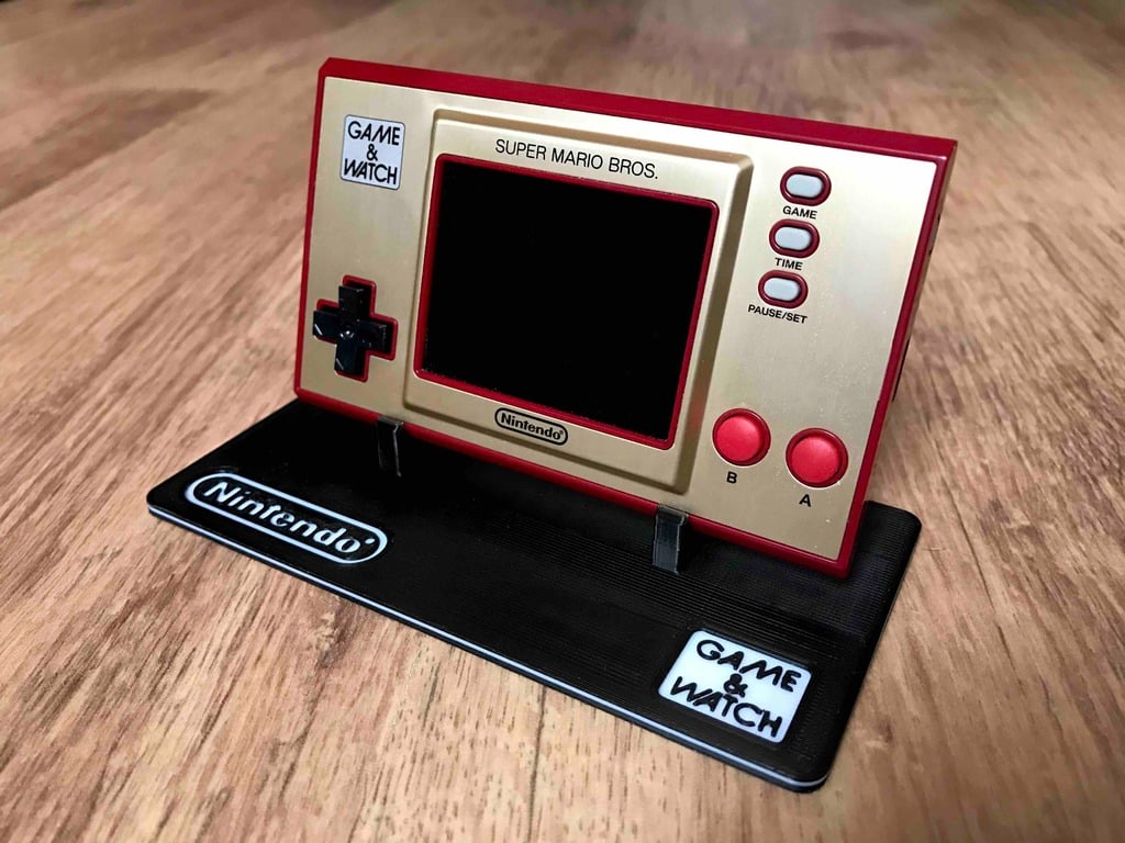 Game and Watch display stand with base - large and small model