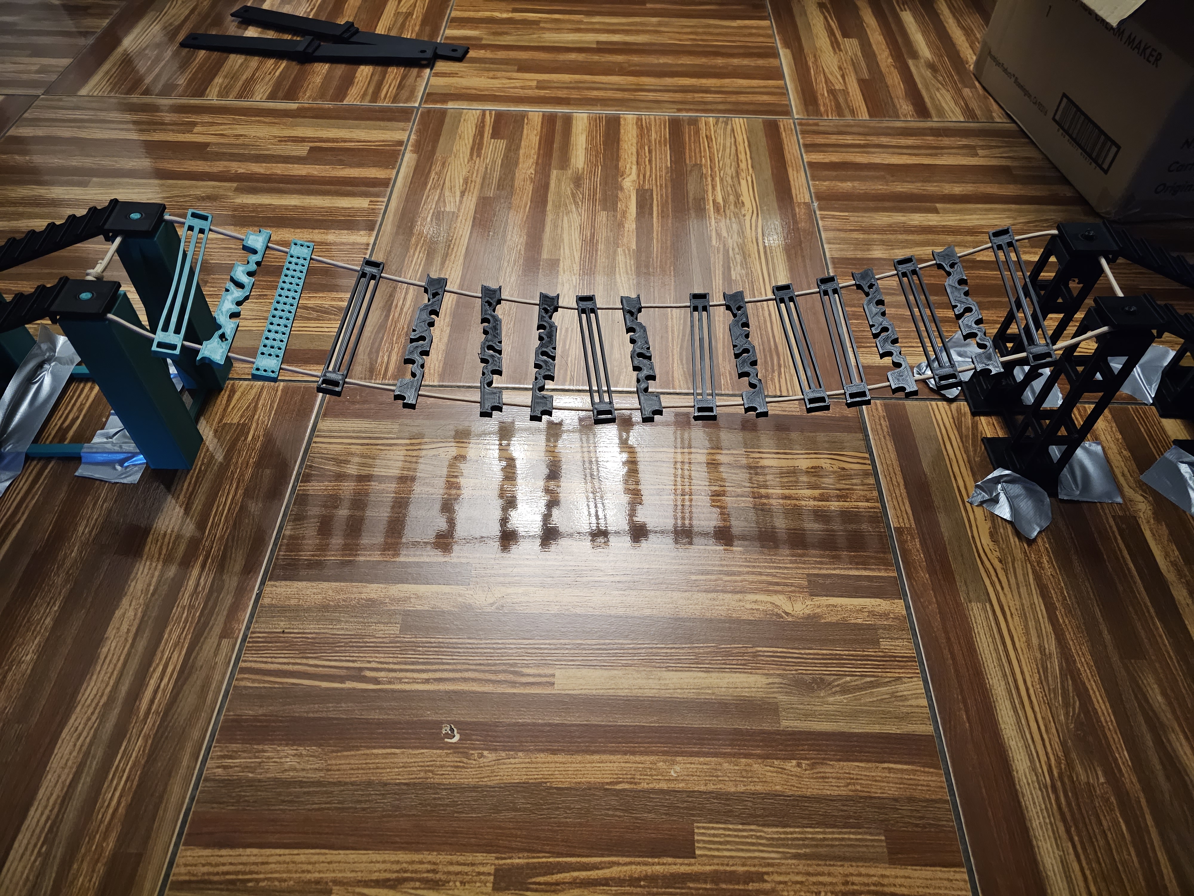 1/18th scale crawler rope bridge pieces