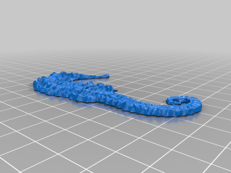 Sea horse x-ray 3D for CNC carving