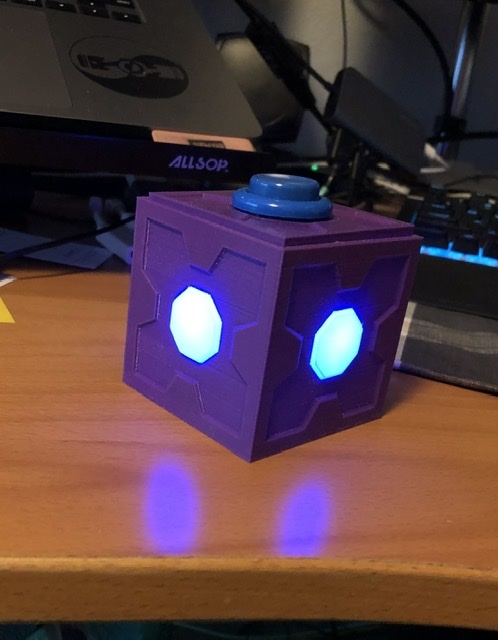Zoom Mute button in a Meeseeks Box