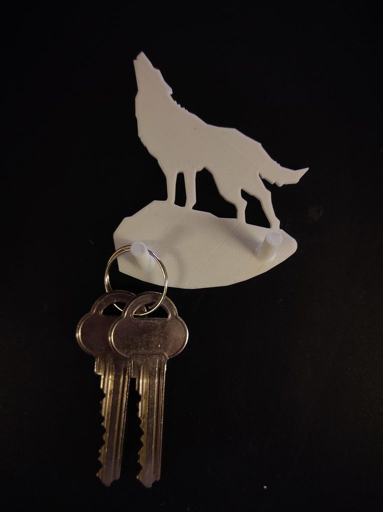 Wolf  key holder