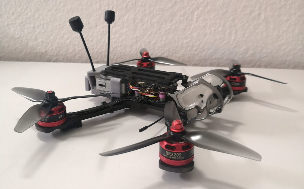 Mod for DJI Air Unit with Rooster frame for FPV