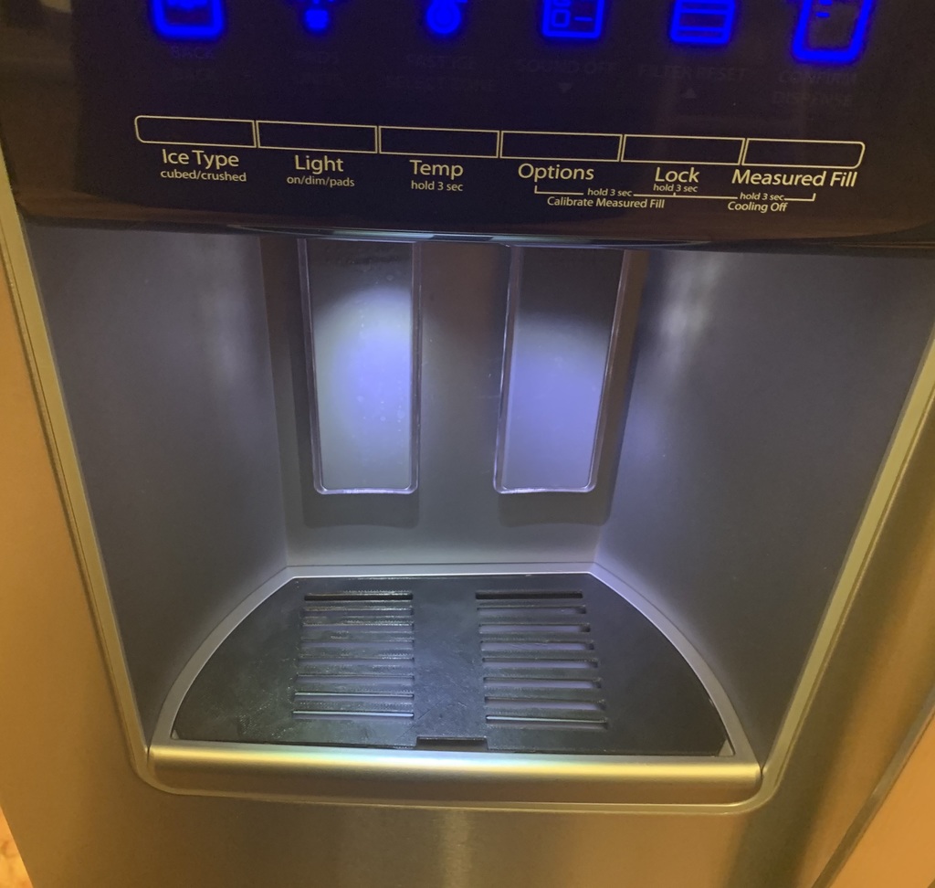 Fridge Water / Ice Dispenser Tray - Whirlpool V2
