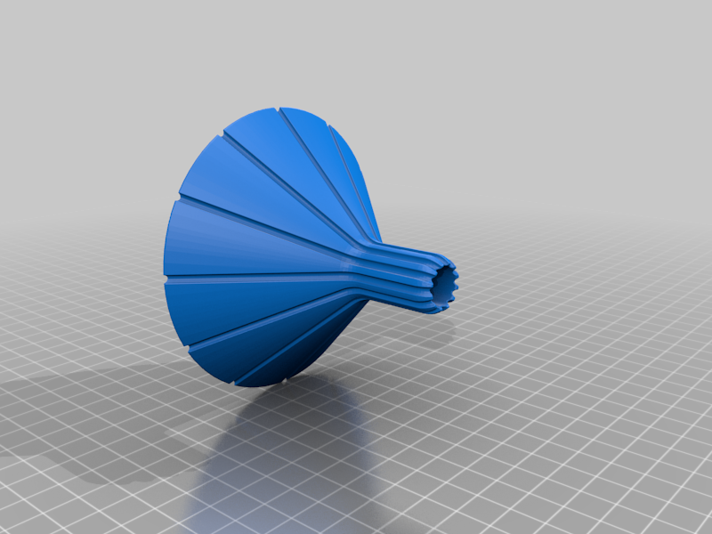 Funnel with air ducts