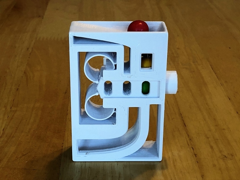 Modular Candy Dispenser - Open Push Button Cartridges