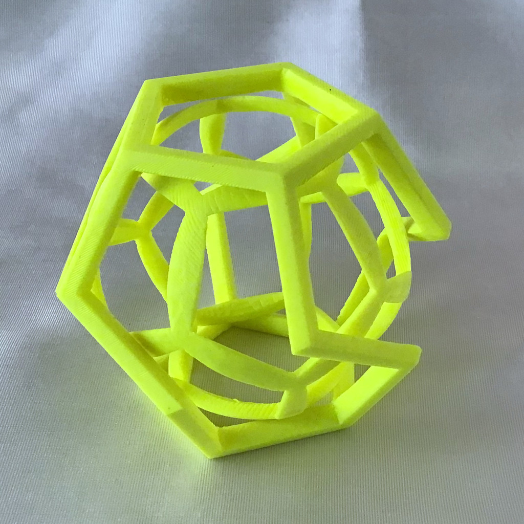 rotating regular dodecahedron