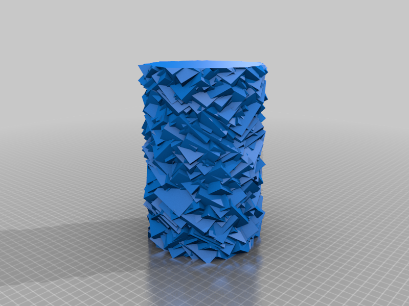 Randomly Orientated Cube Vase