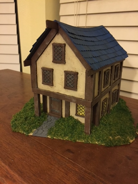 Foam Core House with 3D Printed Components