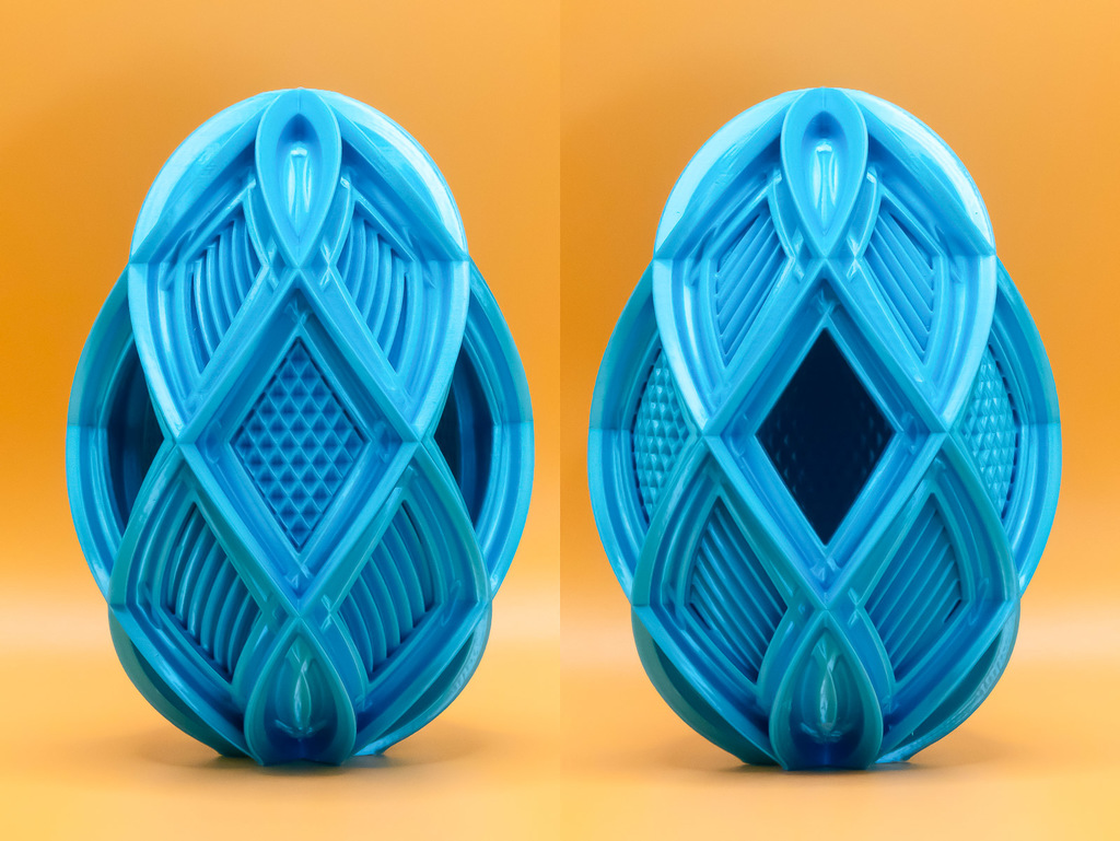 Bold Lattice Ribbon Easter Egg 2026