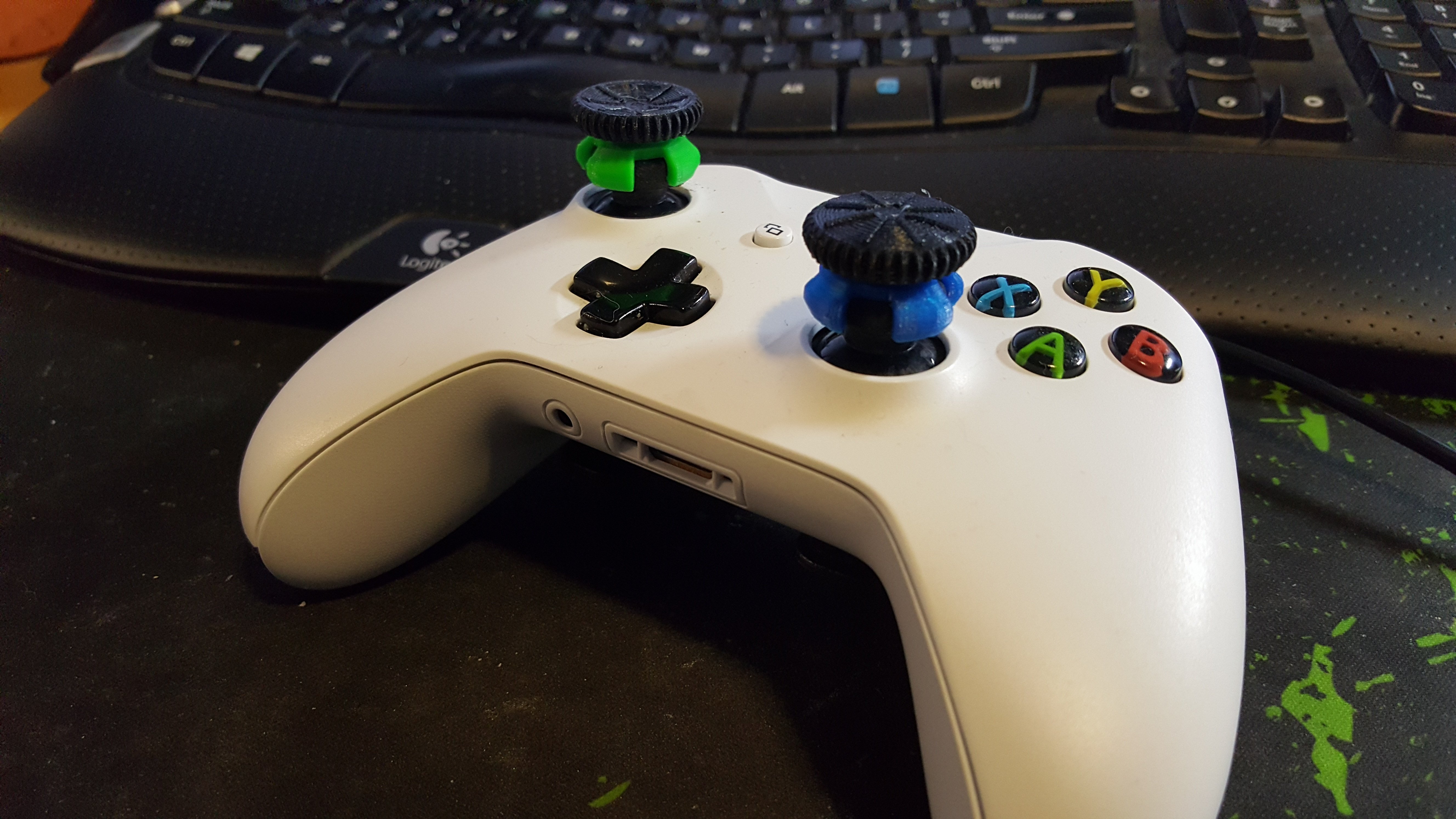 XBOX SERIES X/S / ONE / 360, PS4 Thumbstick Controller Extension Ver2 BASE and CAP