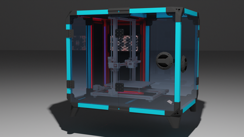 Modular 3D Printer Enclosure (CR-10)
