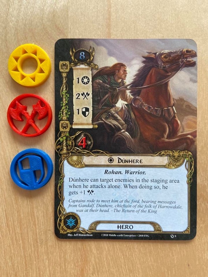 Lord of the Rings LCG Tokens No Base