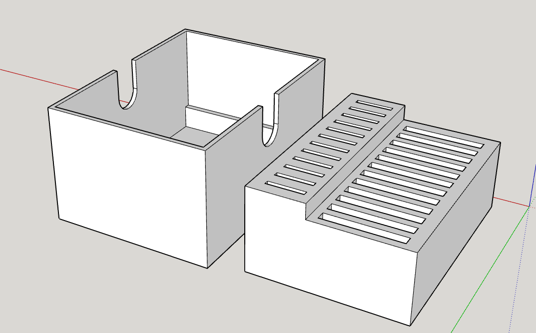 SD MicroSD card Box with Lid
