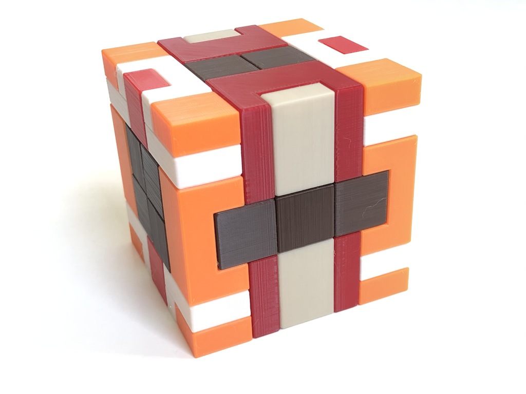Arne's Cube - Interlocking puzzle by Alfons Eyckmans