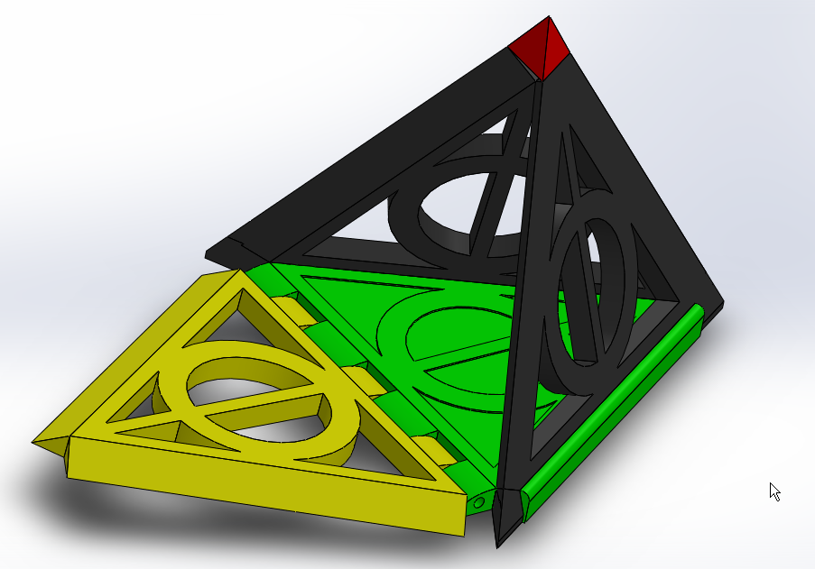 Harry Potter Deathly Hallows Pyramid Box