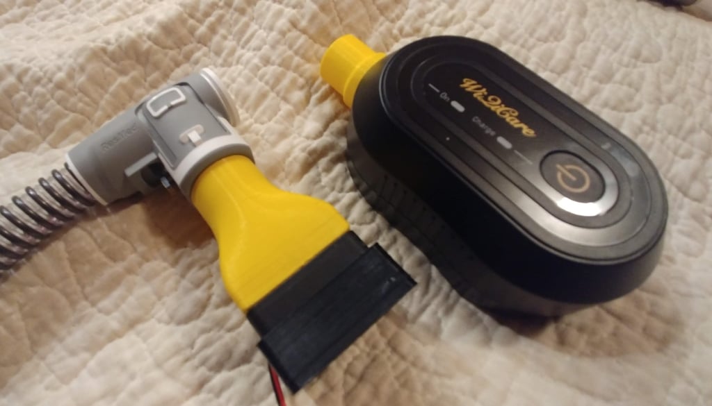 CPAP Cleaner Adapter and Air Tube Blower