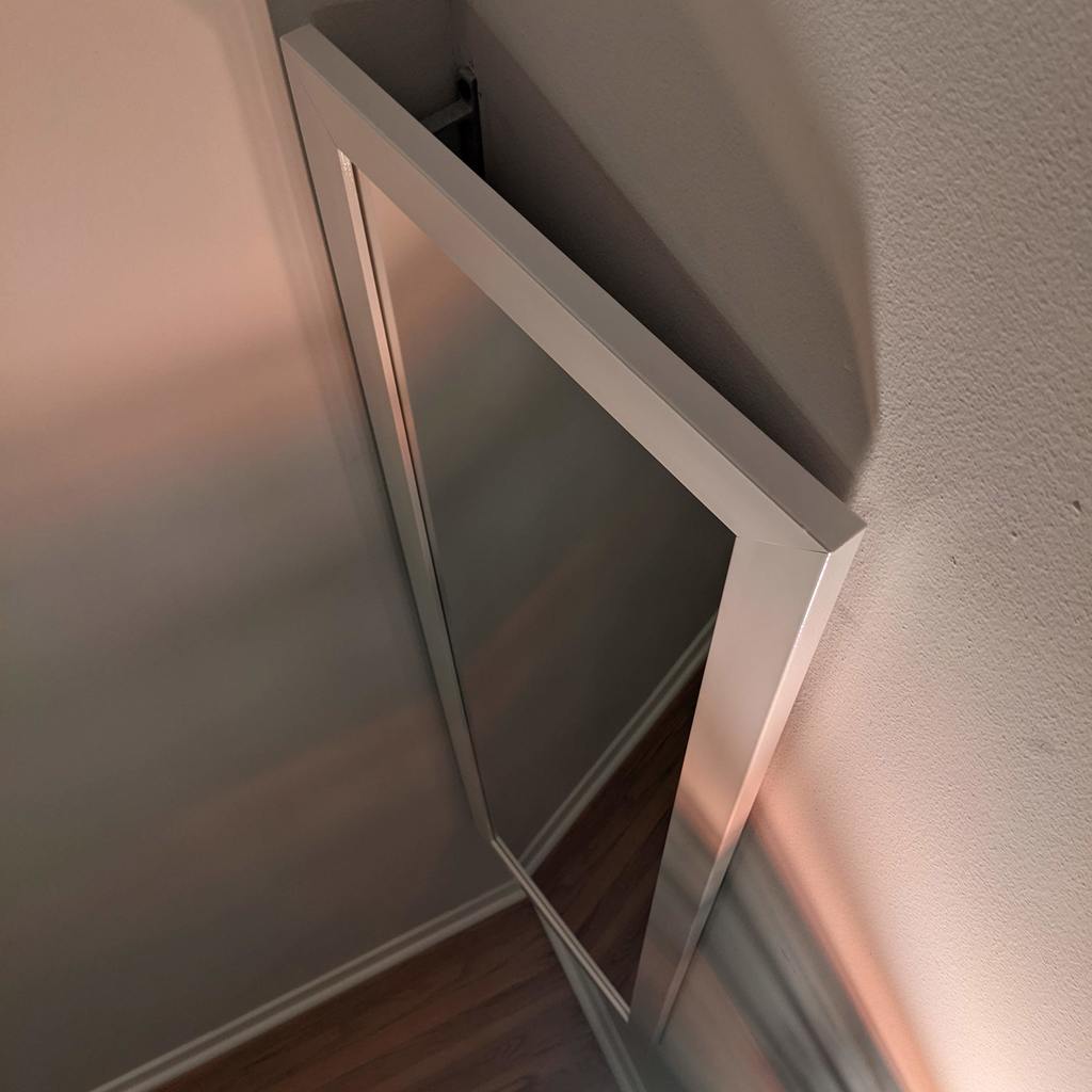 Angled mount for Room Essentials Mirror