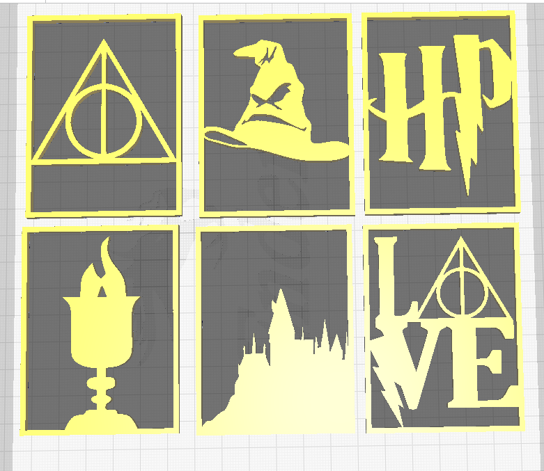 Harry Potter : Panels for Lantern 