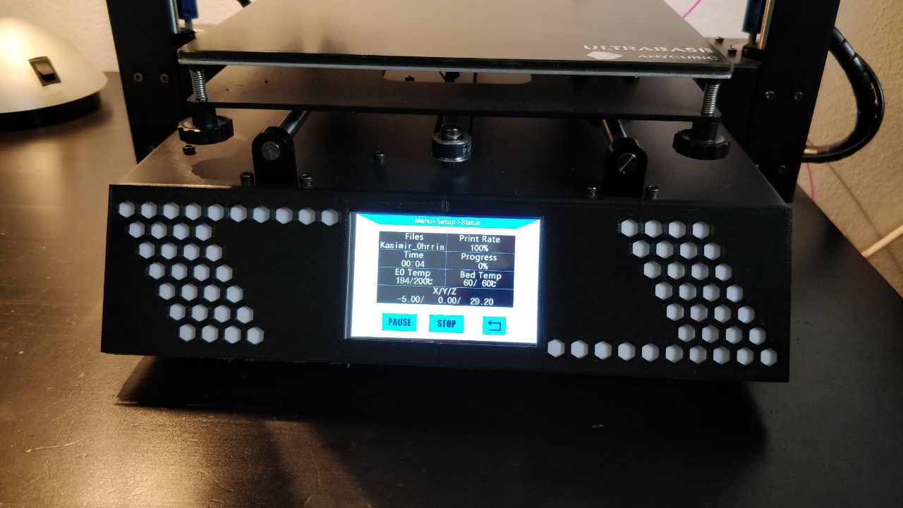 Faceplate for ANYCUBIC I3 MEGA